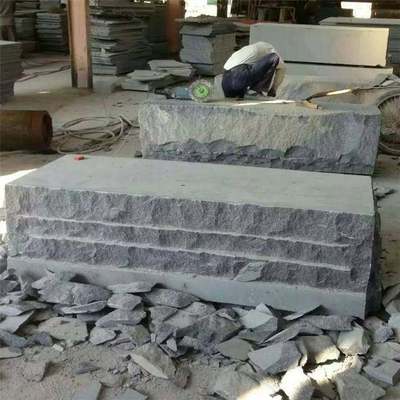 花崗巖青石廠家專業加工 火燒面、荔枝面、冰裂紋碎拼與干掛地鋪應用